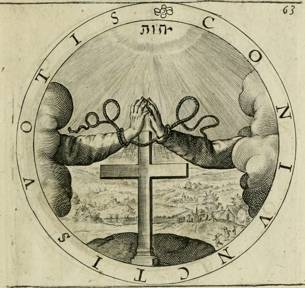 An illustration from A collection of emblemes, ancient and moderne : quickened vvith metricall illustrations, both morall and divine : and disposed into lotteries ..., 1635, leaf 108