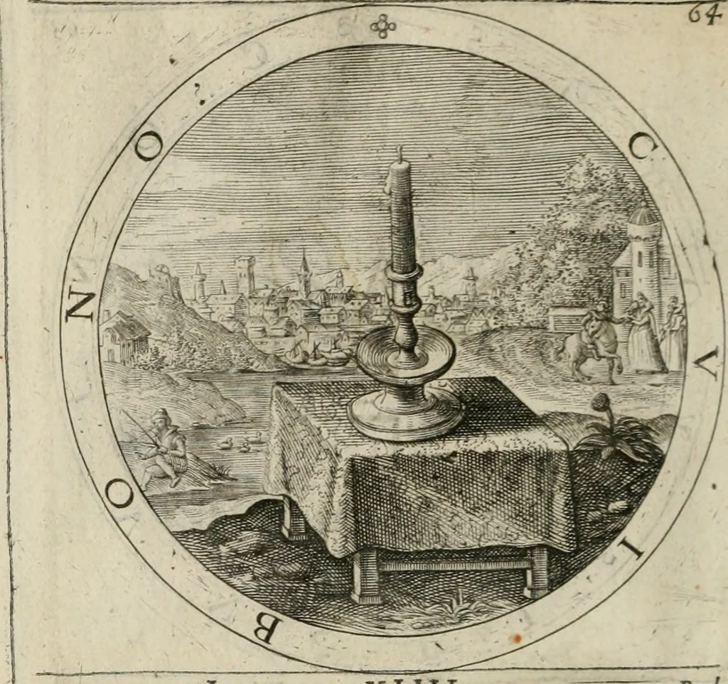 An illustration from A collection of emblemes, ancient and moderne : quickened vvith metricall illustrations, both morall and divine : and disposed into lotteries ..., 1635, leaf 109