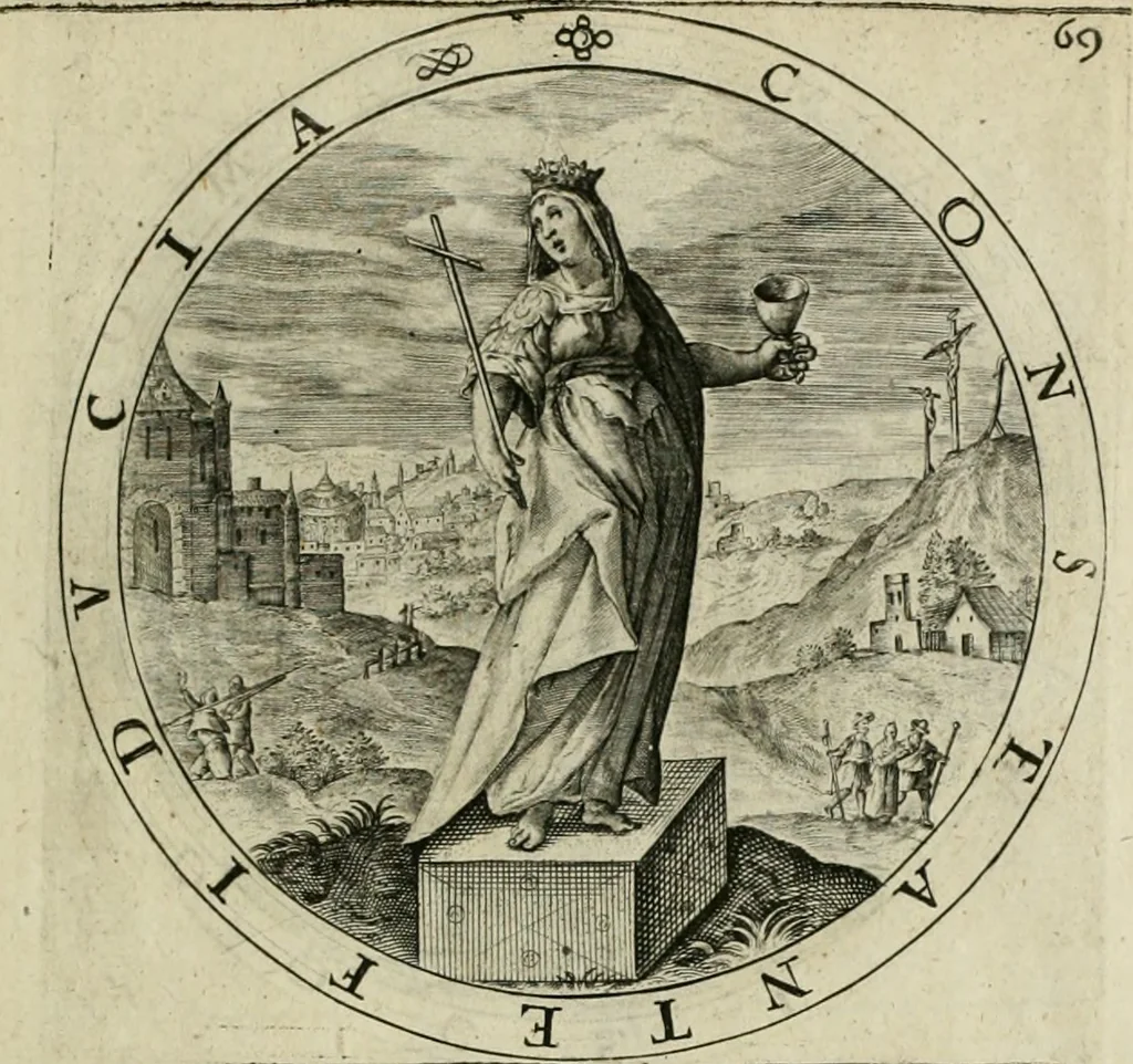 An illustration from A collection of emblemes, ancient and moderne : quickened vvith metricall illustrations, both morall and divine : and disposed into lotteries ..., 1635, leaf 114