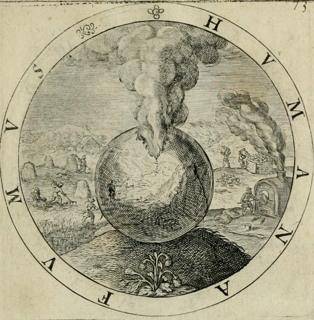 An illustration from A collection of emblemes, ancient and moderne : quickened vvith metricall illustrations, both morall and divine : and disposed into lotteries ..., 1635, leaf 118