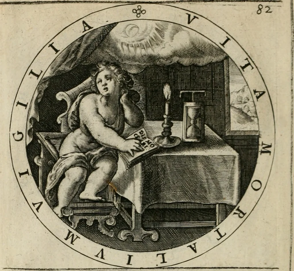 An illustration from A collection of emblemes, ancient and moderne : quickened vvith metricall illustrations, both morall and divine : and disposed into lotteries ..., 1635, leaf 127