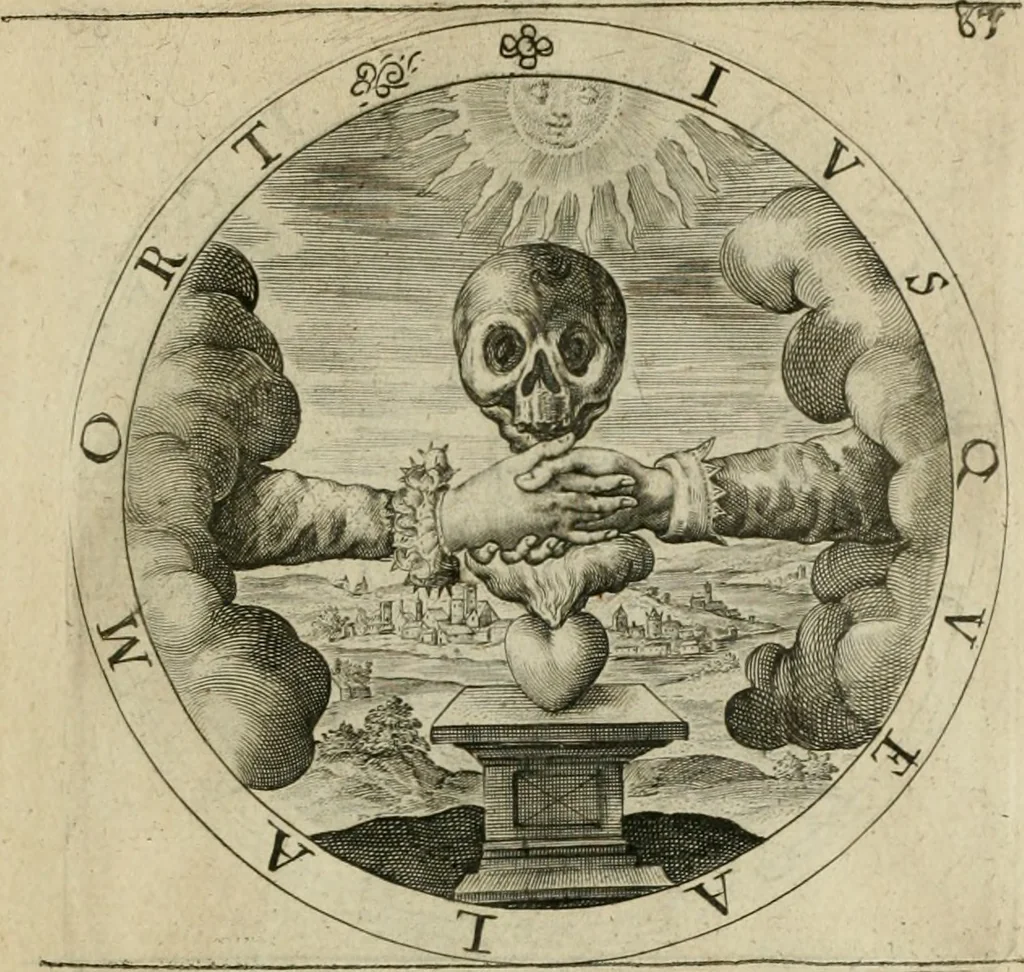 An illustration from A collection of emblemes, ancient and moderne : quickened vvith metricall illustrations, both morall and divine : and disposed into lotteries ..., 1635, leaf 132