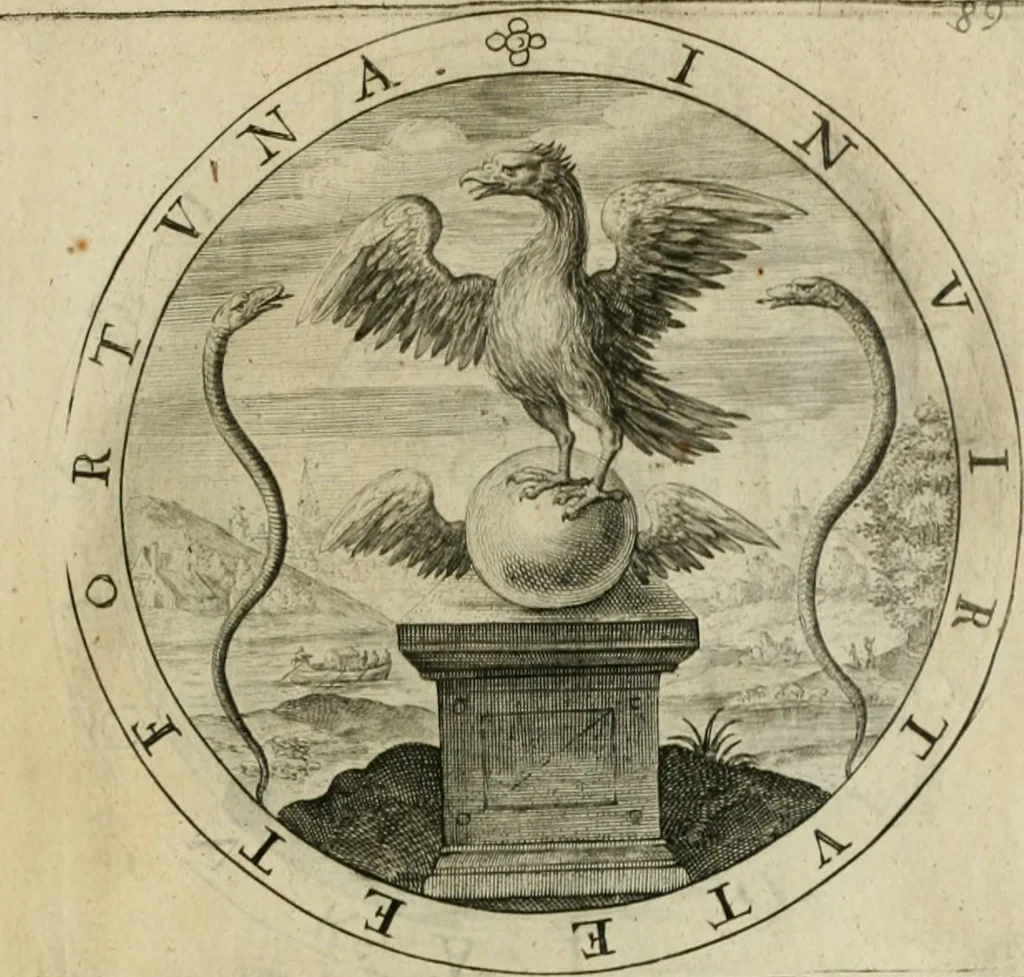 An illustration from A collection of emblemes, ancient and moderne : quickened vvith metricall illustrations, both morall and divine : and disposed into lotteries ..., 1635, leaf 134