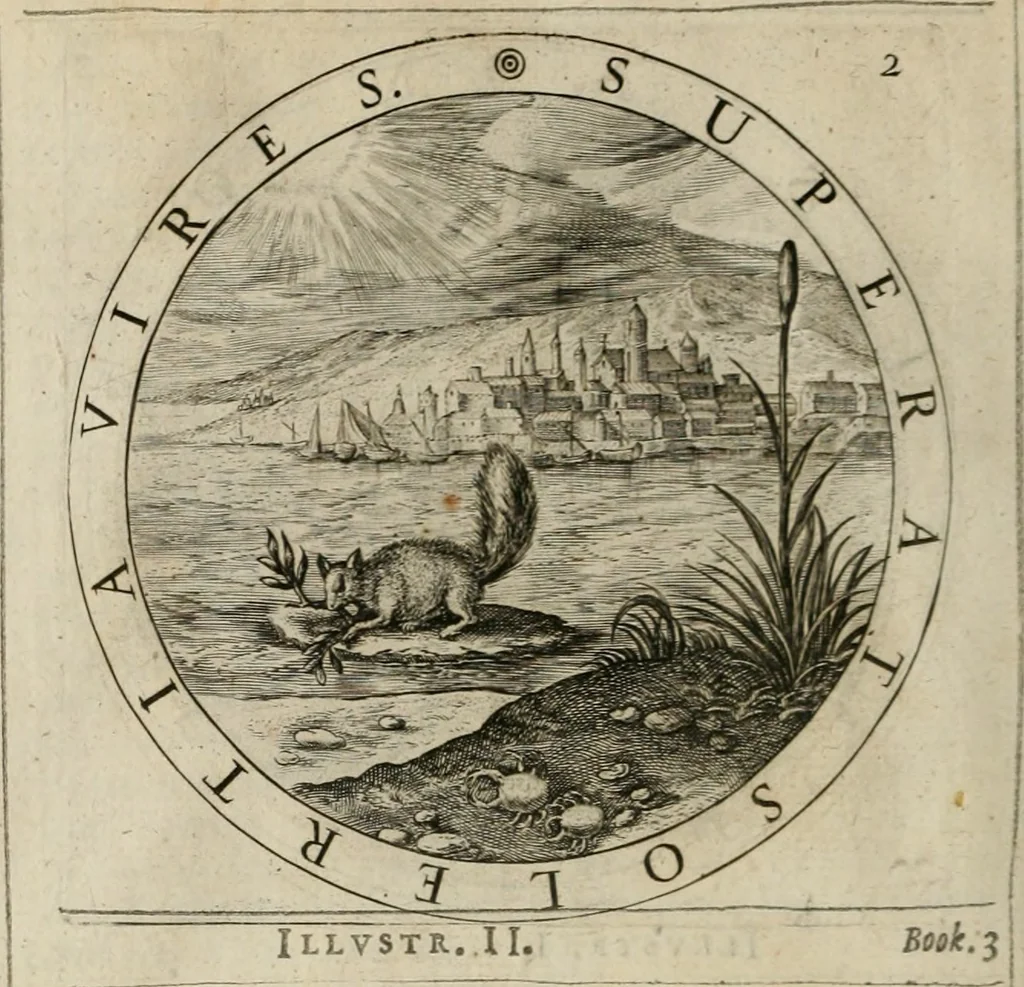 An illustration from A collection of emblemes, ancient and moderne : quickened vvith metricall illustrations, both morall and divine : and disposed into lotteries ..., 1635, leaf 165