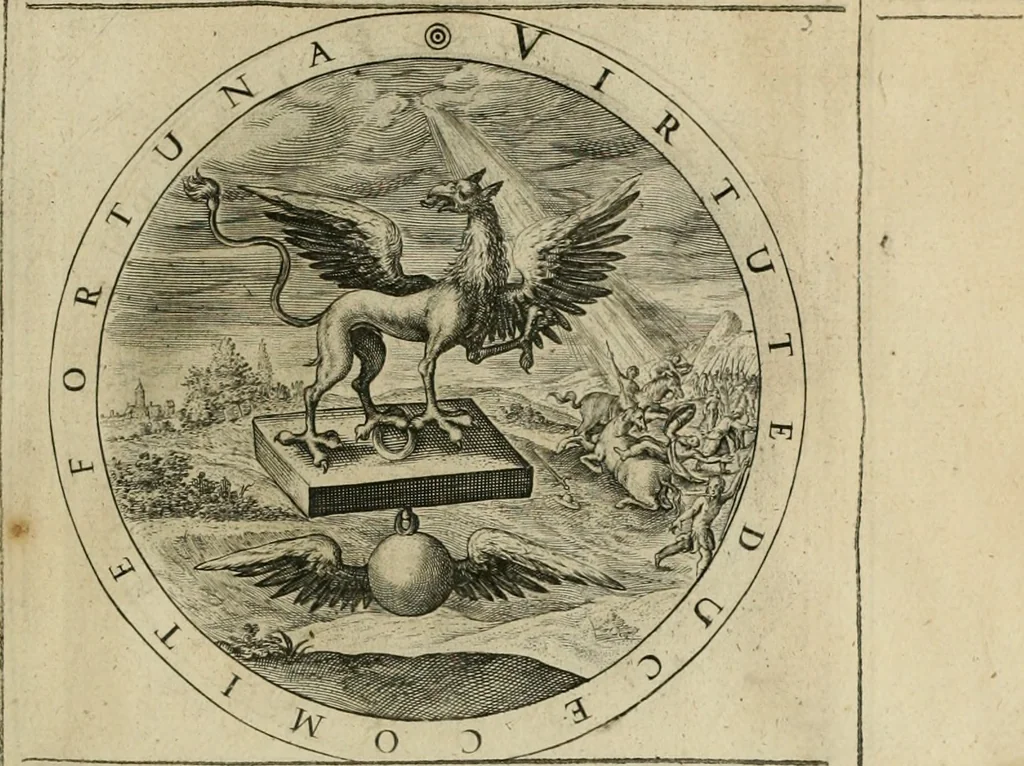 An illustration from A collection of emblemes, ancient and moderne : quickened vvith metricall illustrations, both morall and divine : and disposed into lotteries ..., 1635, leaf 168