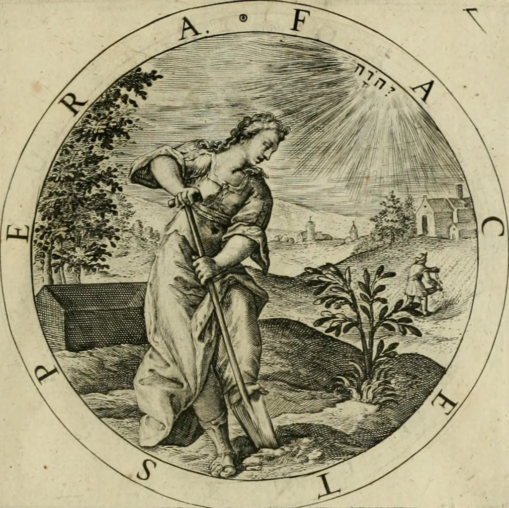 An illustration from A collection of emblemes, ancient and moderne : quickened vvith metricall illustrations, both morall and divine : and disposed into lotteries ..., 1635, leaf 170