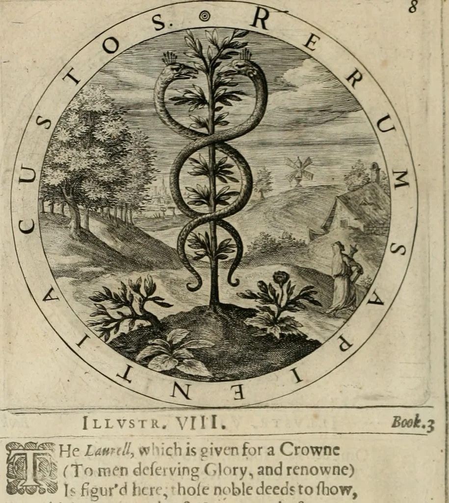 An illustration from A collection of emblemes, ancient and moderne : quickened vvith metricall illustrations, both morall and divine : and disposed into lotteries ..., 1635, leaf 171