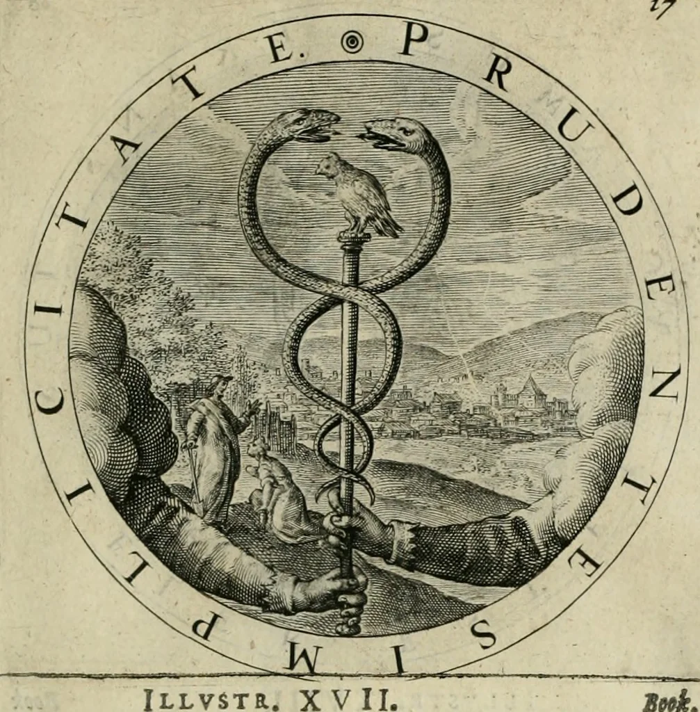 An illustration from A collection of emblemes, ancient and moderne : quickened vvith metricall illustrations, both morall and divine : and disposed into lotteries ..., 1635, leaf 180