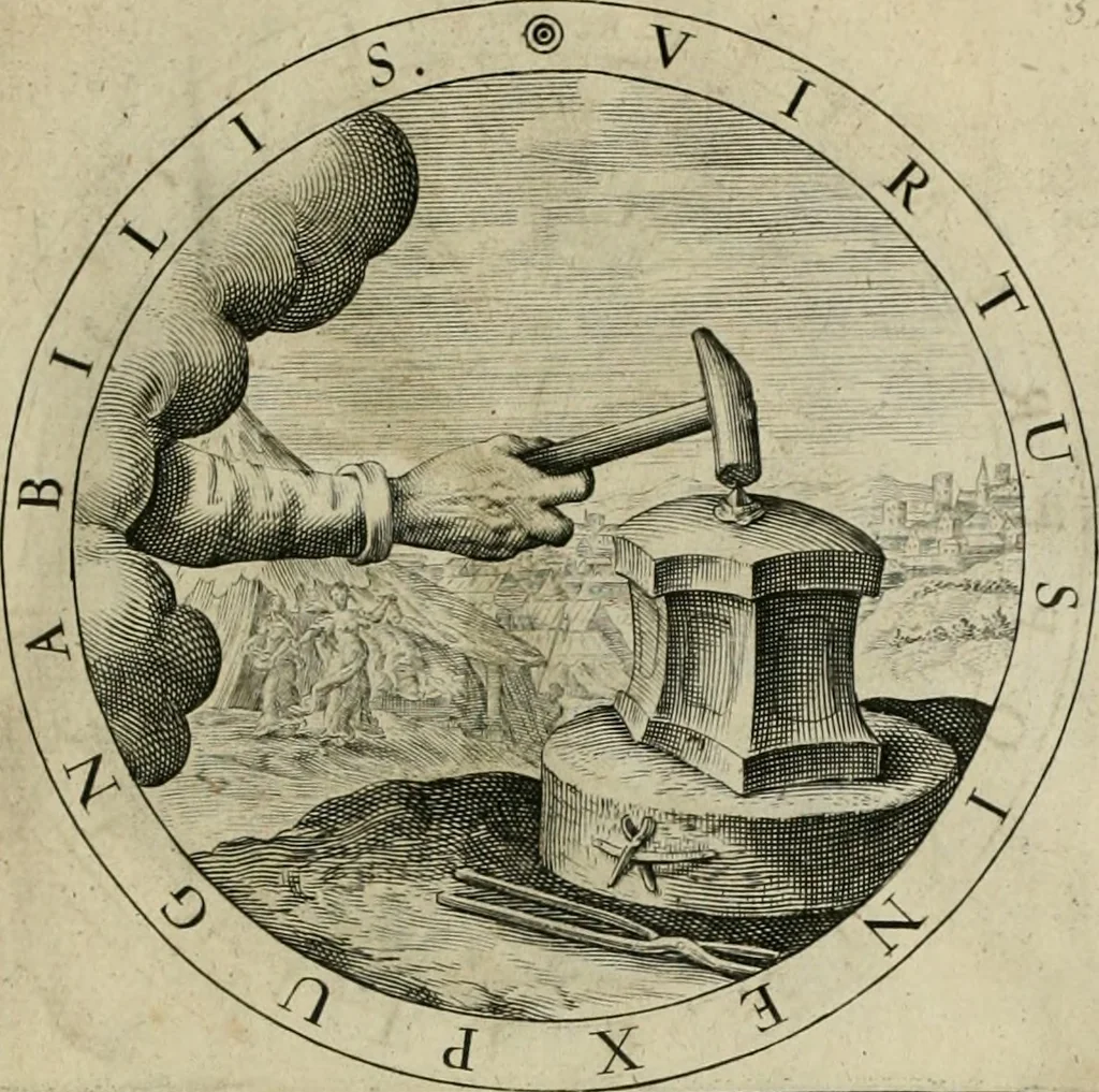 An illustration from A collection of emblemes, ancient and moderne : quickened vvith metricall illustrations, both morall and divine : and disposed into lotteries ..., 1635, leaf 200