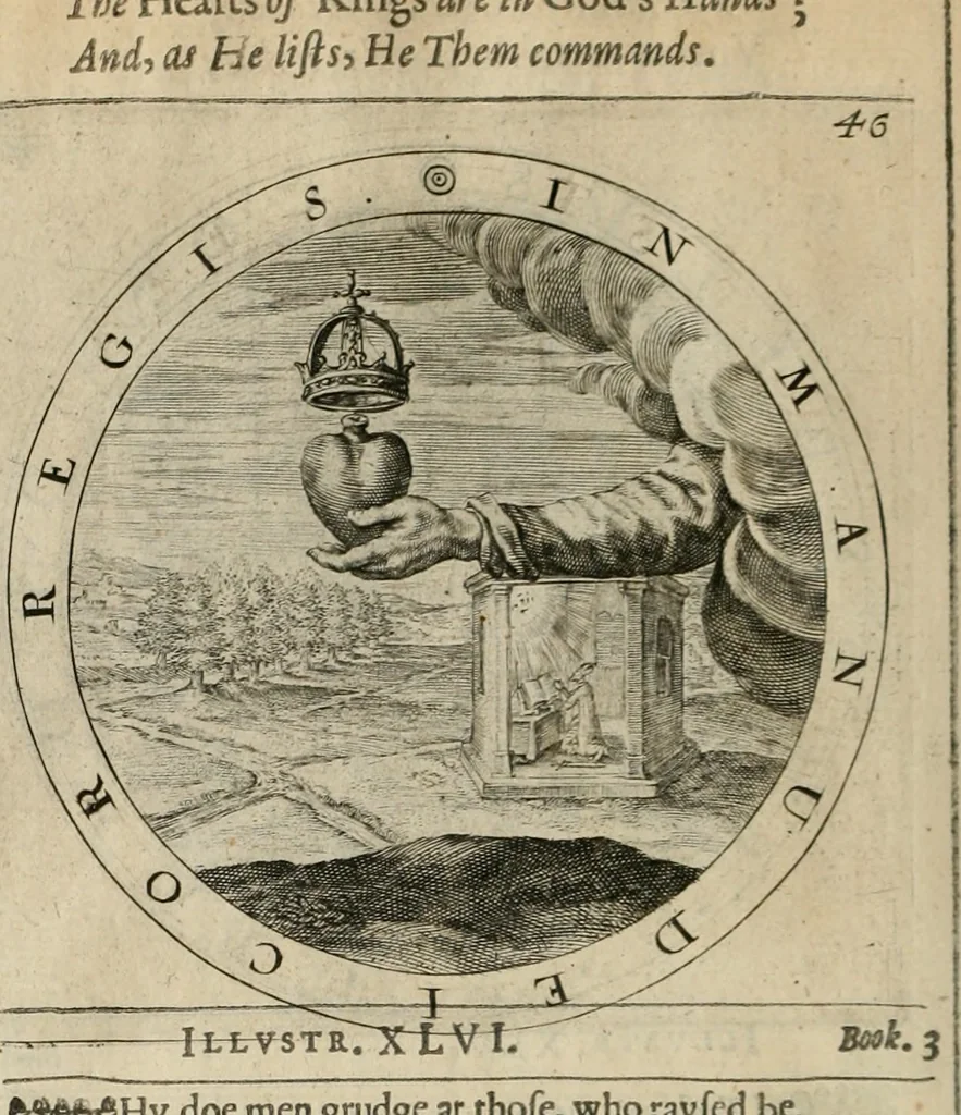 An illustration from A collection of emblemes, ancient and moderne : quickened vvith metricall illustrations, both morall and divine : and disposed into lotteries ..., 1635, leaf 209