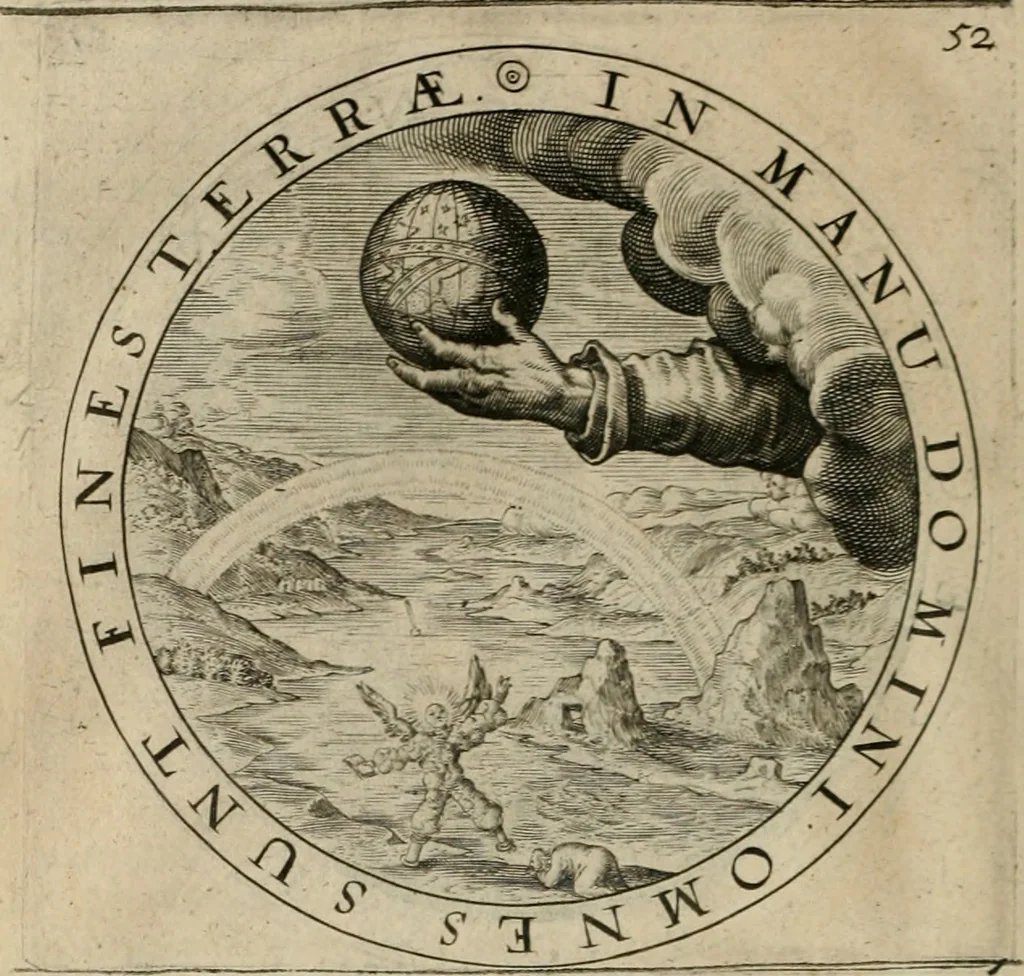 An illustration from A collection of emblemes, ancient and moderne : quickened vvith metricall illustrations, both morall and divine : and disposed into lotteries ..., 1635, leaf 233
