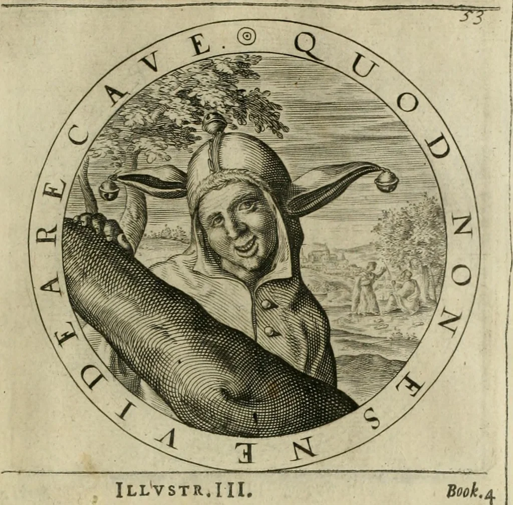 An illustration from A collection of emblemes, ancient and moderne : quickened vvith metricall illustrations, both morall and divine : and disposed into lotteries ..., 1635, leaf 234