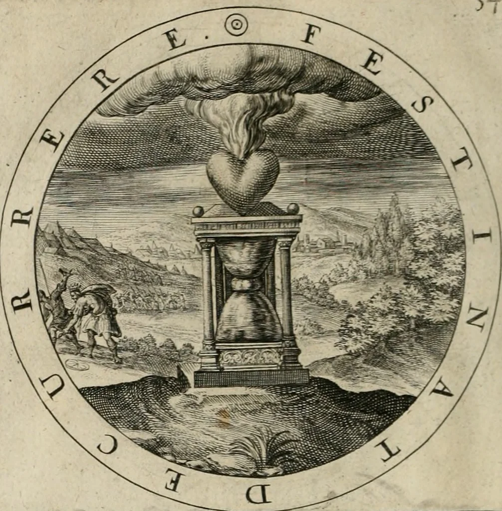 An illustration from A collection of emblemes, ancient and moderne : quickened vvith metricall illustrations, both morall and divine : and disposed into lotteries ..., 1635, leaf 235