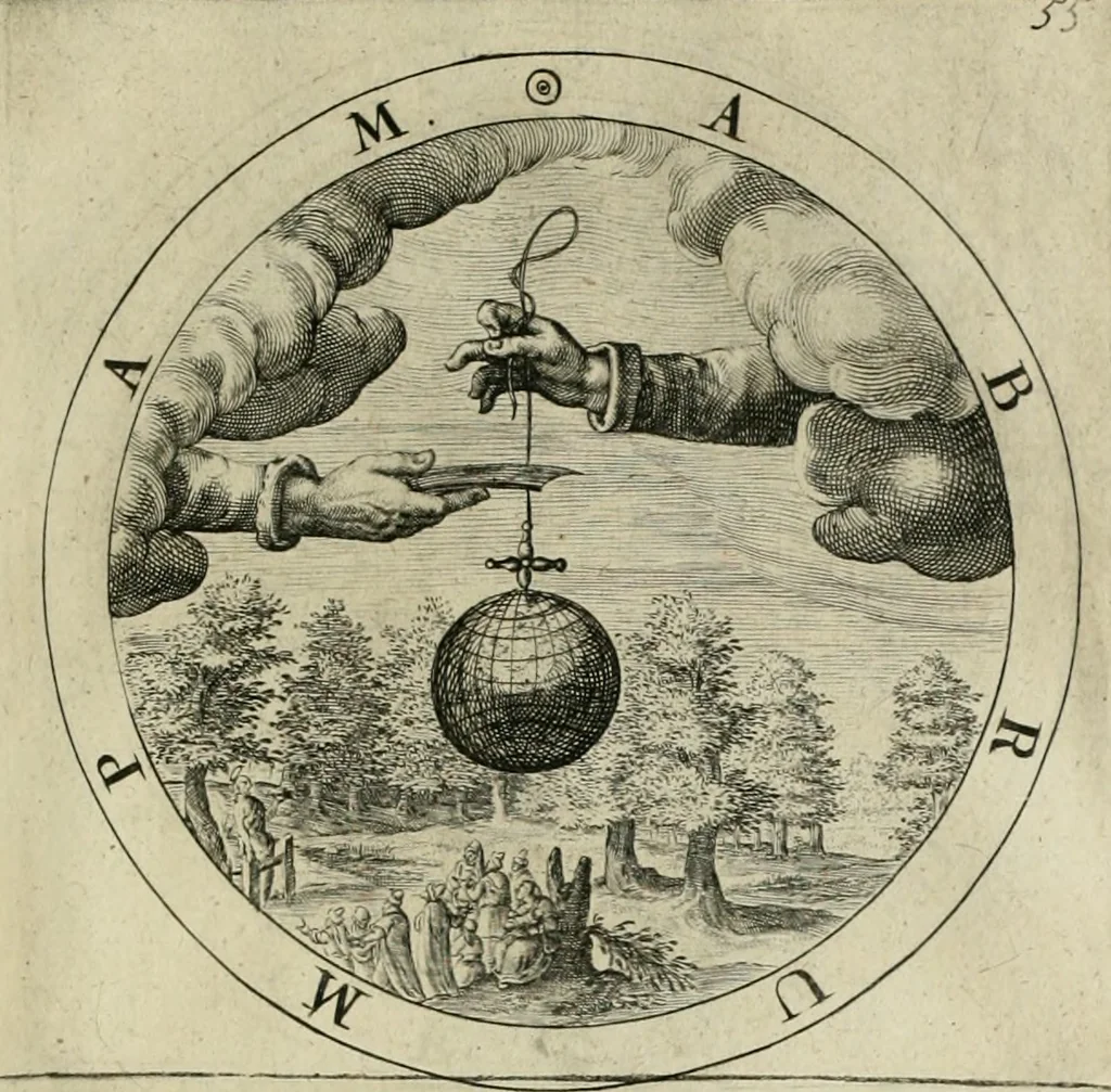 An illustration from A collection of emblemes, ancient and moderne : quickened vvith metricall illustrations, both morall and divine : and disposed into lotteries ..., 1635, leaf 236