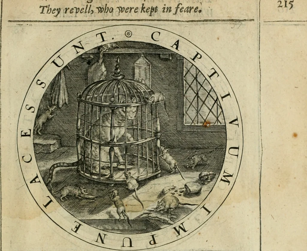 An illustration from A collection of emblemes, ancient and moderne : quickened vvith metricall illustrations, both morall and divine : and disposed into lotteries ..., 1635, leaf 238