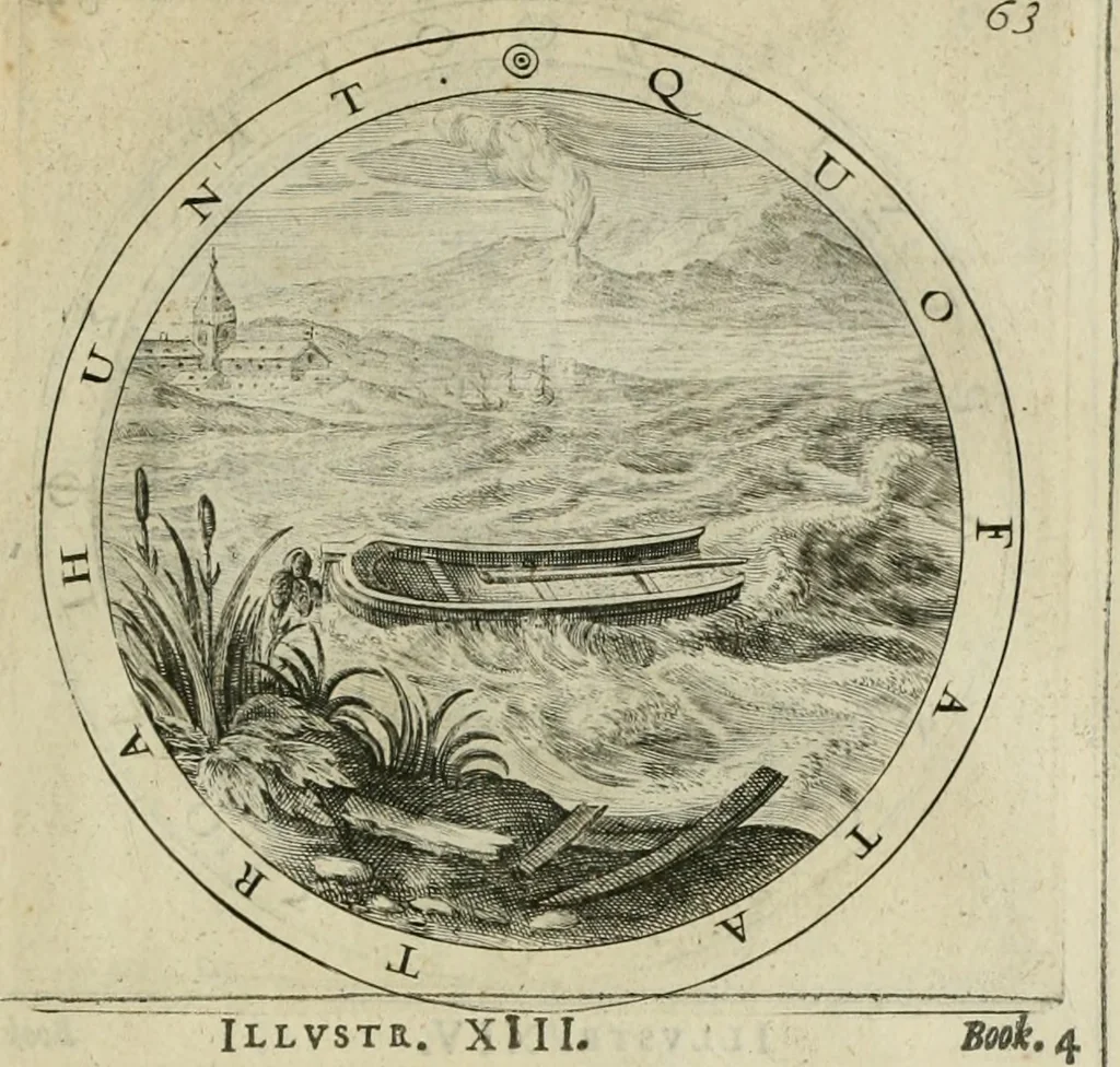 An illustration from A collection of emblemes, ancient and moderne : quickened vvith metricall illustrations, both morall and divine : and disposed into lotteries ..., 1635, leaf 244