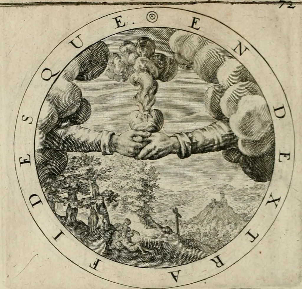 An illustration from A collection of emblemes, ancient and moderne : quickened vvith metricall illustrations, both morall and divine : and disposed into lotteries ..., 1635, leaf 253