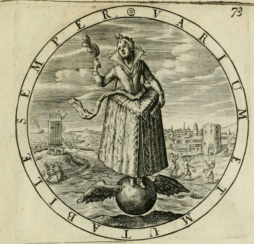 An illustration from A collection of emblemes, ancient and moderne : quickened vvith metricall illustrations, both morall and divine : and disposed into lotteries ..., 1635, leaf 254