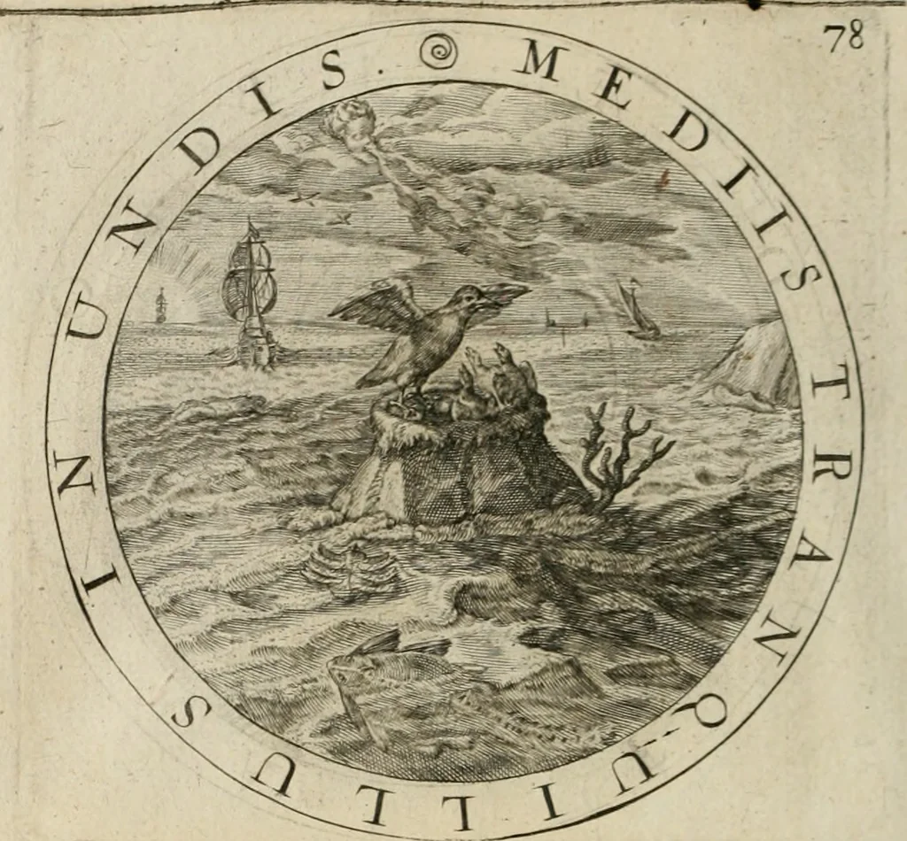 An illustration from A collection of emblemes, ancient and moderne : quickened vvith metricall illustrations, both morall and divine : and disposed into lotteries ..., 1635, leaf 259