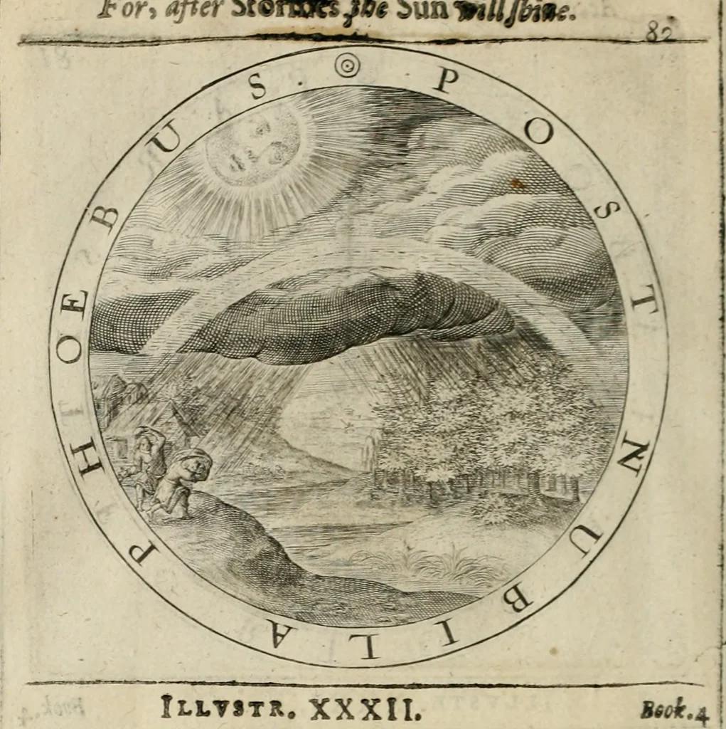 An illustration from A collection of emblemes, ancient and moderne : quickened vvith metricall illustrations, both morall and divine : and disposed into lotteries ..., 1635, leaf 263