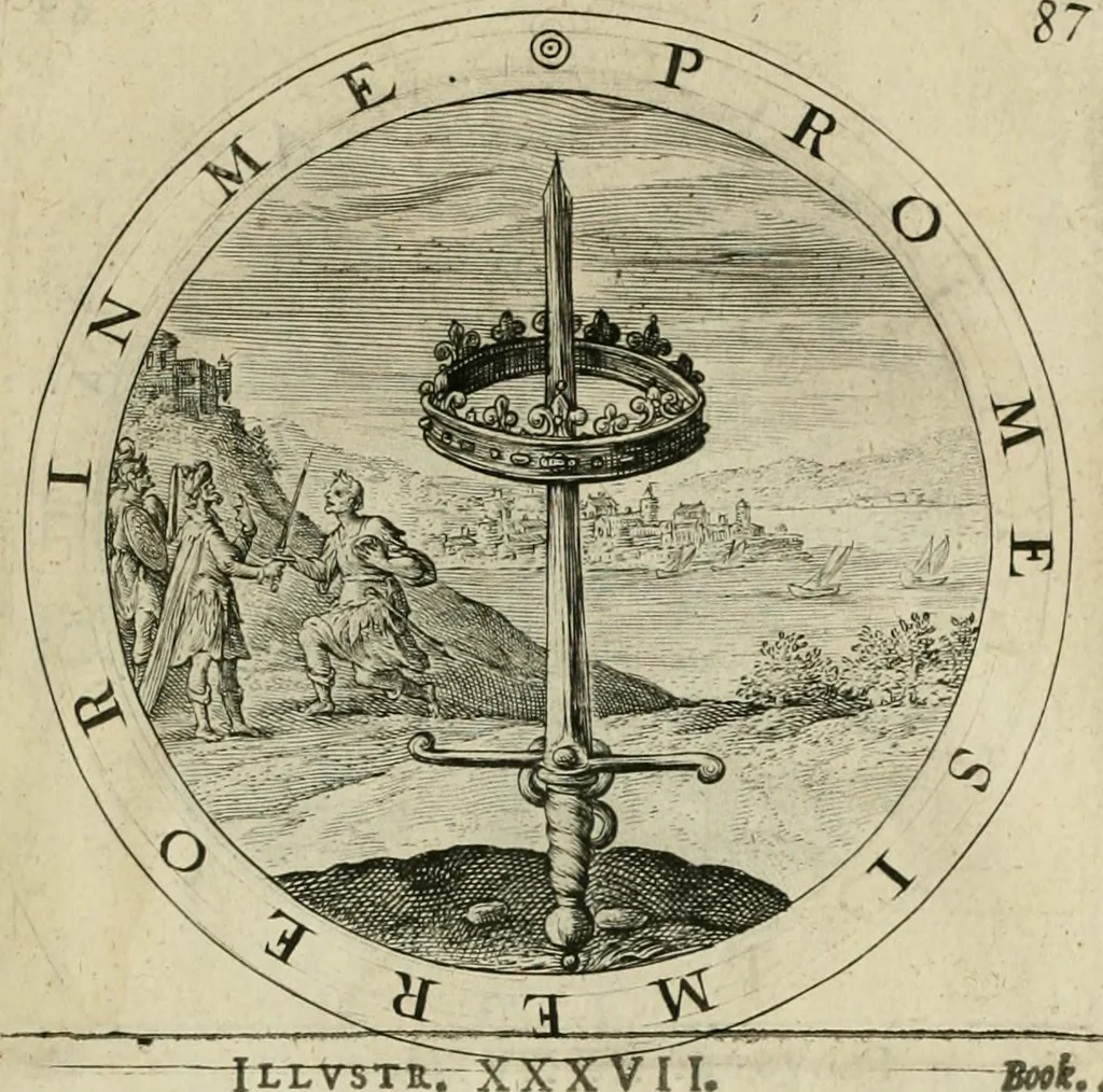 An illustration from A collection of emblemes, ancient and moderne : quickened vvith metricall illustrations, both morall and divine : and disposed into lotteries ..., 1635, leaf 268