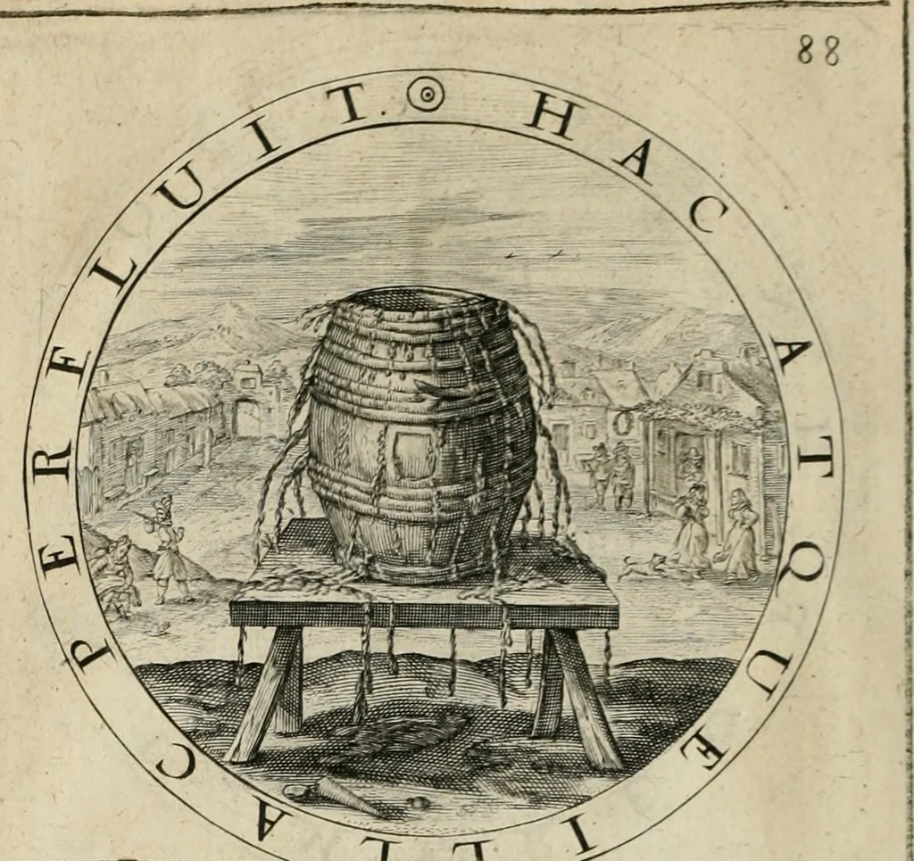 An illustration from A collection of emblemes, ancient and moderne : quickened vvith metricall illustrations, both morall and divine : and disposed into lotteries ..., 1635, leaf 269