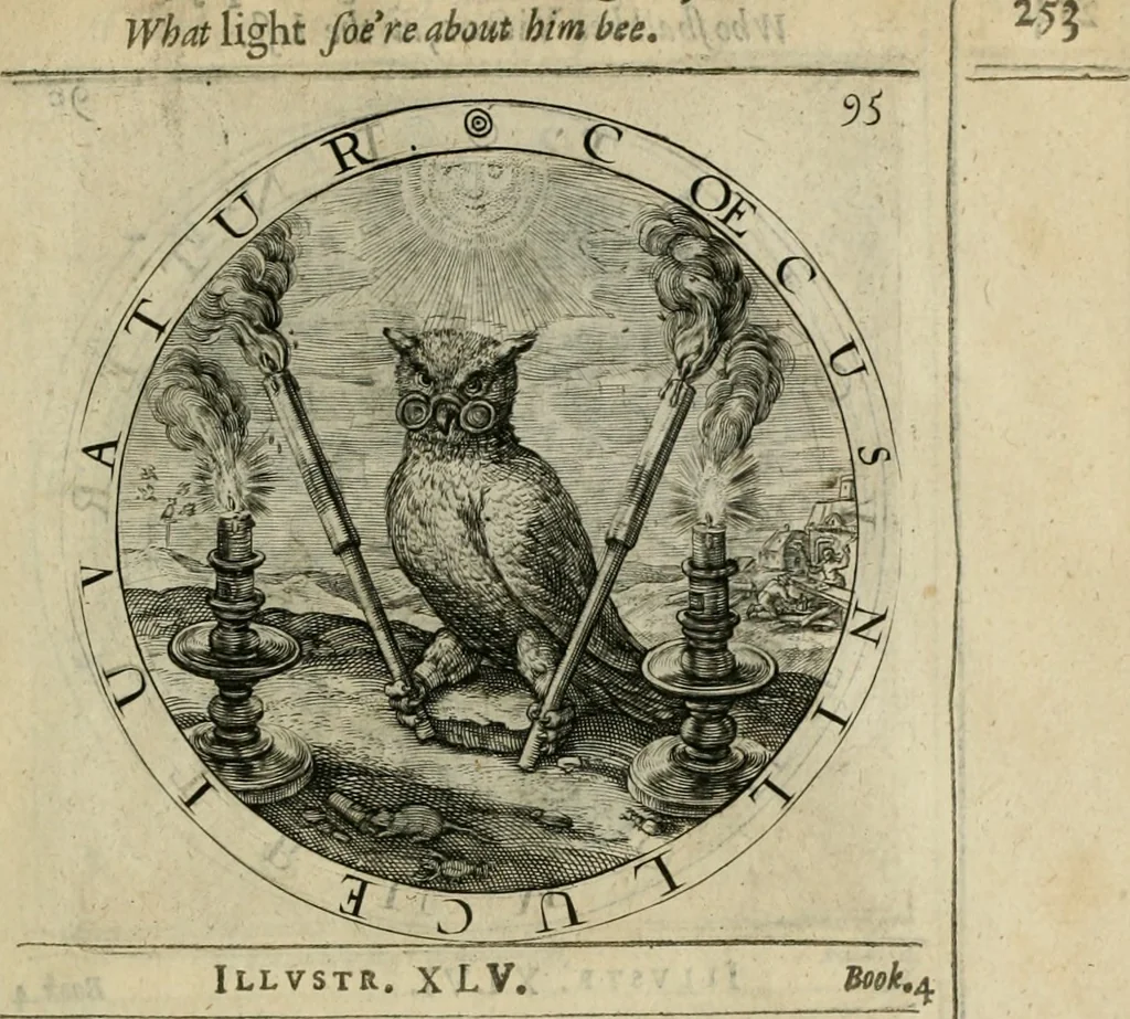 An illustration from A collection of emblemes, ancient and moderne : quickened vvith metricall illustrations, both morall and divine : and disposed into lotteries ..., 1635, leaf 276