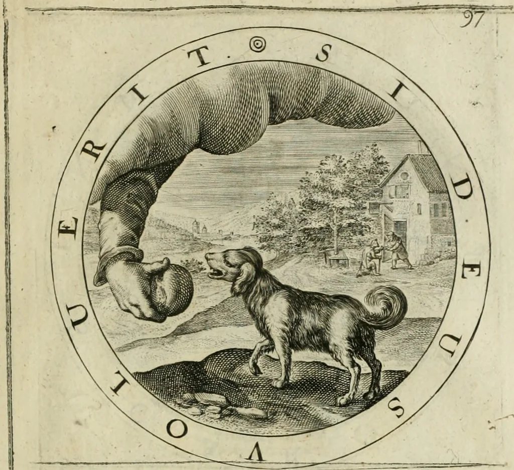 An illustration from A collection of emblemes, ancient and moderne : quickened vvith metricall illustrations, both morall and divine : and disposed into lotteries ..., 1635, leaf 278