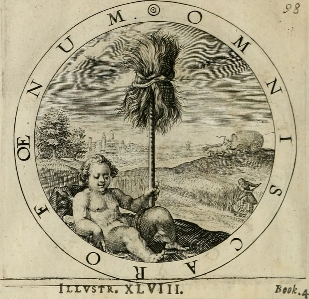An illustration from A collection of emblemes, ancient and moderne : quickened vvith metricall illustrations, both morall and divine : and disposed into lotteries ..., 1635, leaf 279