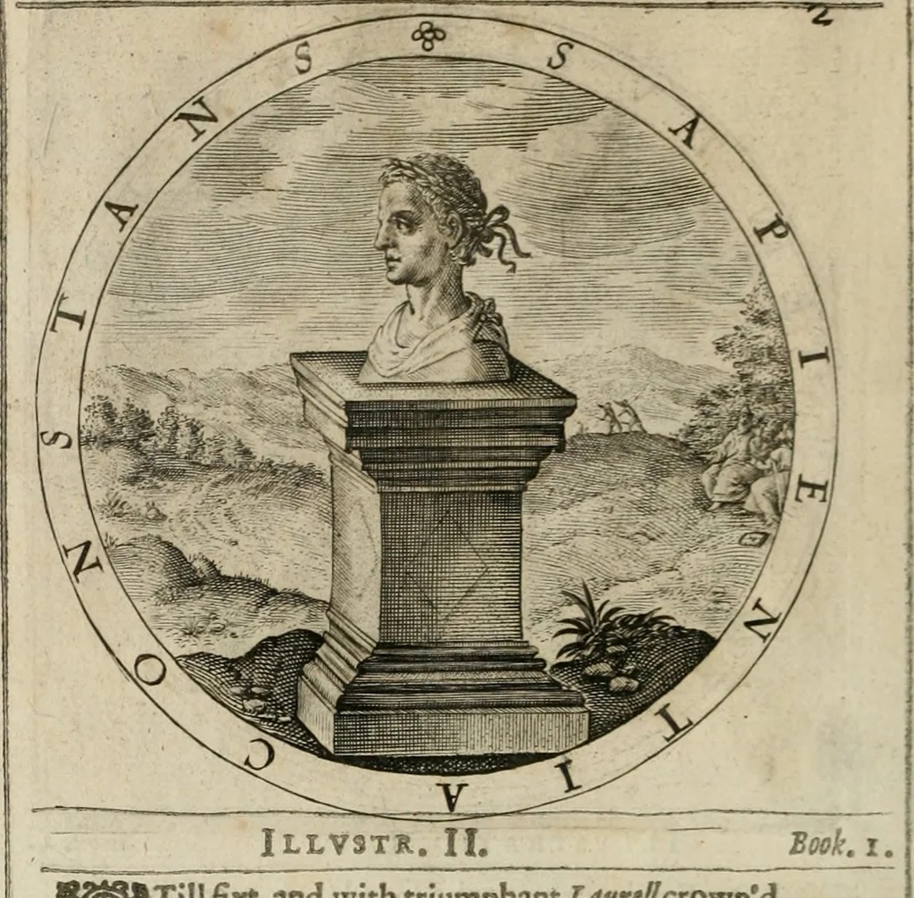 An illustration from A collection of emblemes, ancient and moderne : quickened vvith metricall illustrations, both morall and divine : and disposed into lotteries ..., 1635, leaf 29