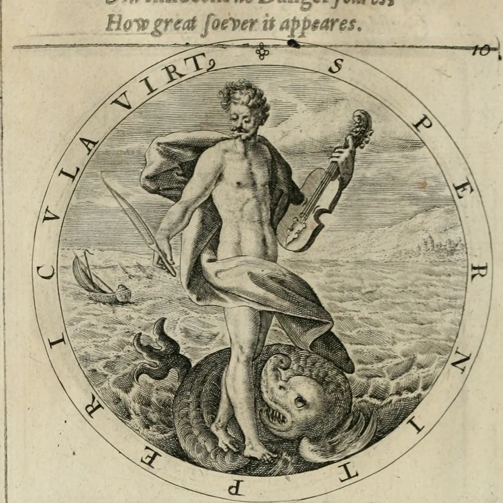 An illustration from A collection of emblemes, ancient and moderne : quickened vvith metricall illustrations, both morall and divine : and disposed into lotteries ..., 1635, leaf 37
