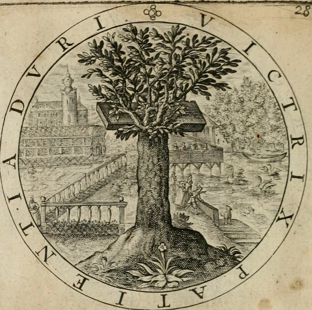 An illustration from A collection of emblemes, ancient and moderne : quickened vvith metricall illustrations, both morall and divine : and disposed into lotteries ..., 1635, leaf 55