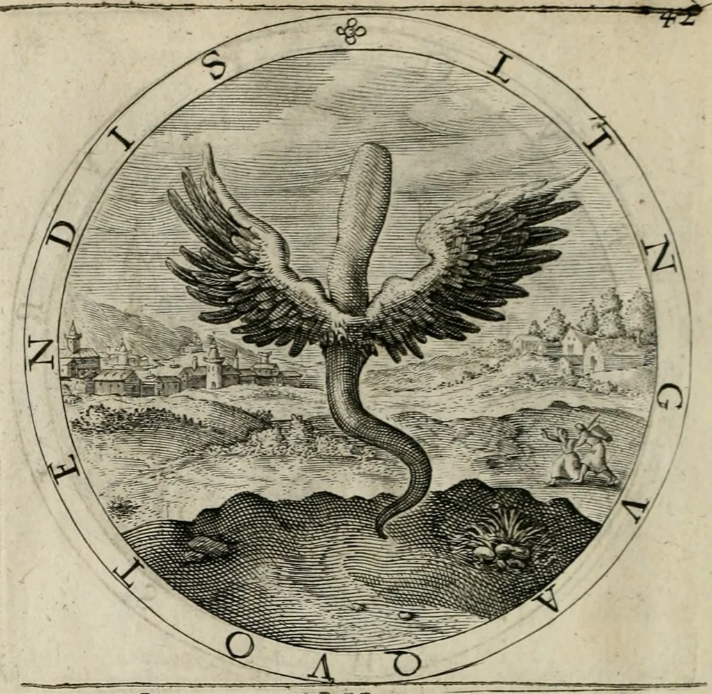 An illustration from A collection of emblemes, ancient and moderne : quickened vvith metricall illustrations, both morall and divine : and disposed into lotteries ..., 1635, leaf 69