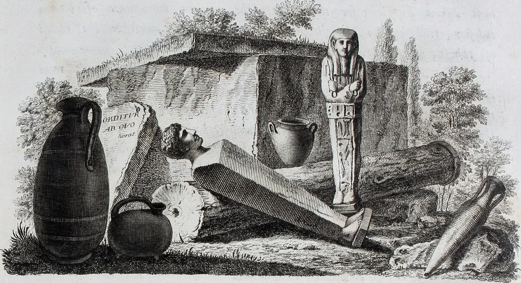 An illustration from Collection of Etruscan, Greek and Roman antiquities from the cabinet of the Honourable William Hamilton, 1766, leaf 122