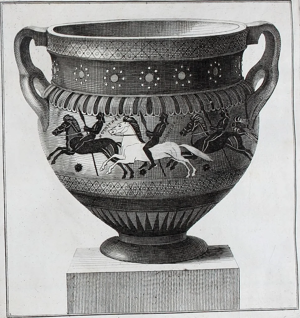 An illustration from Collection of Etruscan, Greek and Roman antiquities from the cabinet of the Honourable William Hamilton, 1766, leaf 162