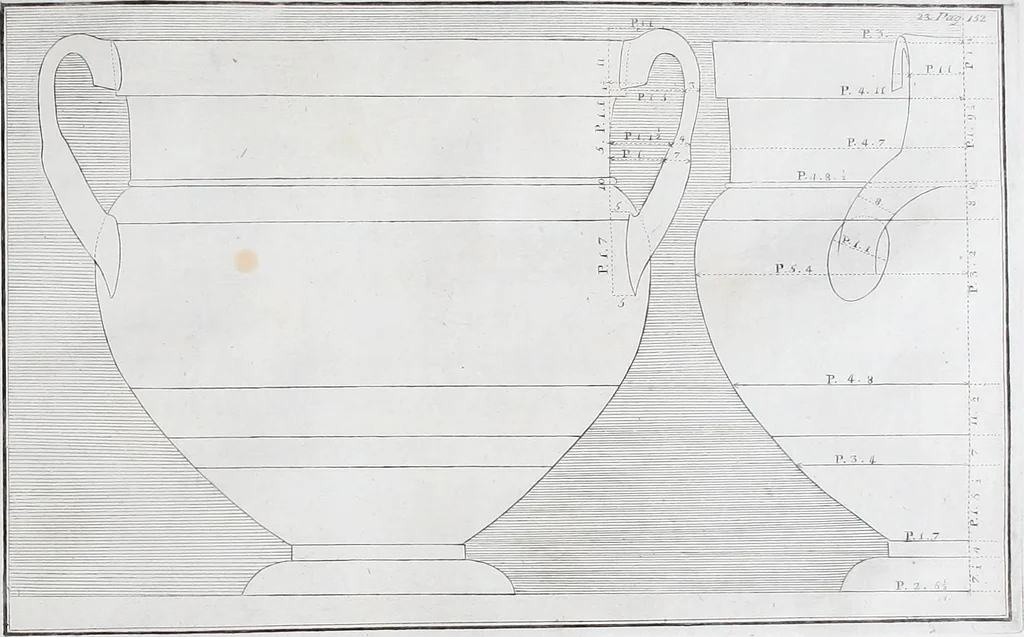 An illustration from Collection of Etruscan, Greek and Roman antiquities from the cabinet of the Honourable William Hamilton, 1766, leaf 164