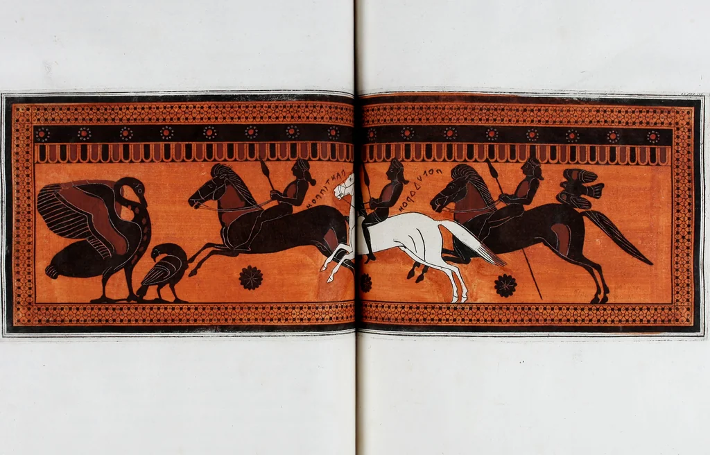 An illustration from Collection of Etruscan, Greek and Roman antiquities from the cabinet of the Honourable William Hamilton, 1766, leaf 172