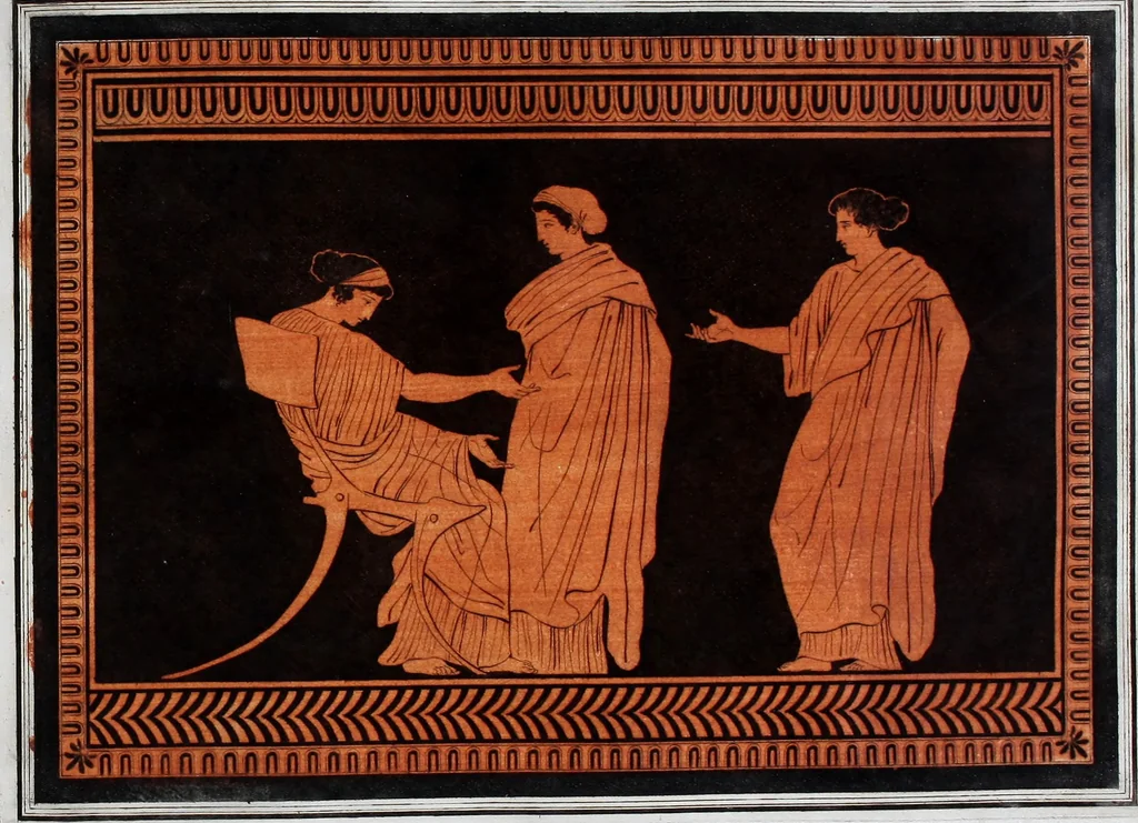 An illustration from Collection of Etruscan, Greek and Roman antiquities from the cabinet of the Honourable William Hamilton, 1766, leaf 186