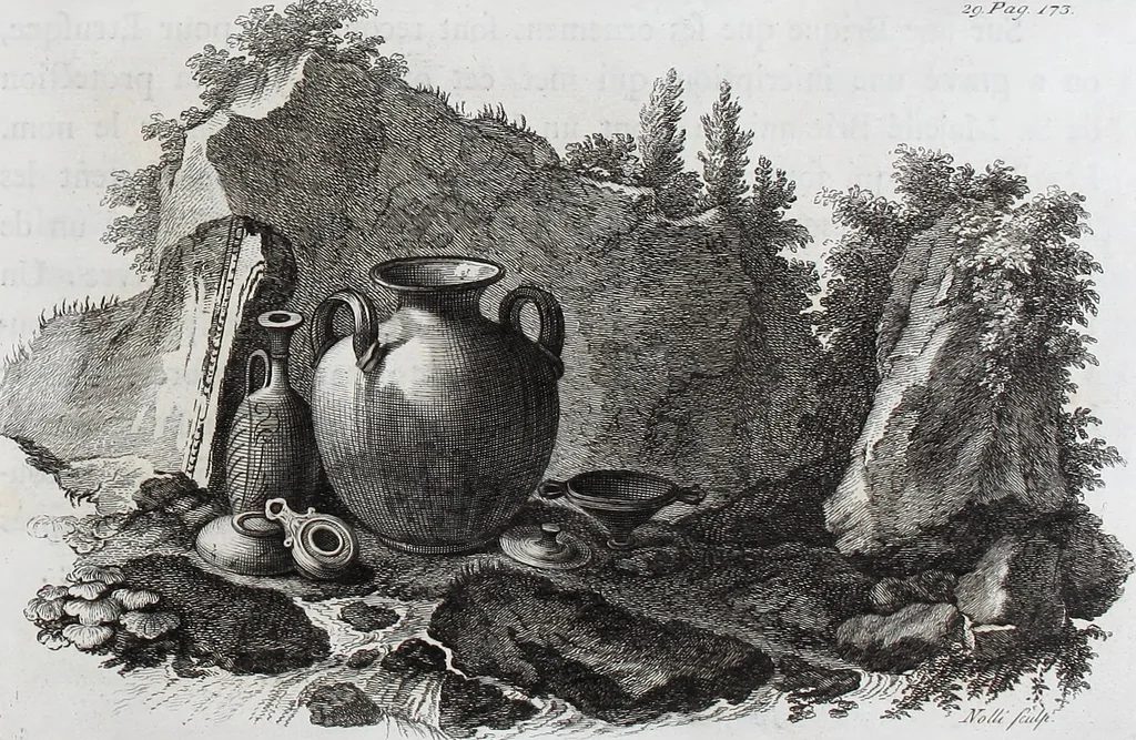 An illustration from Collection of Etruscan, Greek and Roman antiquities from the cabinet of the Honourable William Hamilton, 1766, leaf 198