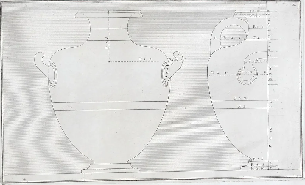 An illustration from Collection of Etruscan, Greek and Roman antiquities from the cabinet of the Honourable William Hamilton, 1766, leaf 208
