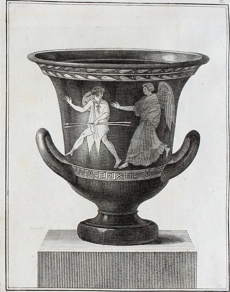 An illustration from Collection of Etruscan, Greek and Roman antiquities from the cabinet of the Honourable William Hamilton, 1766, leaf 214