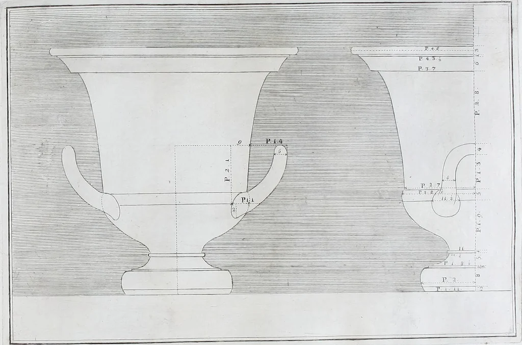An illustration from Collection of Etruscan, Greek and Roman antiquities from the cabinet of the Honourable William Hamilton, 1766, leaf 216