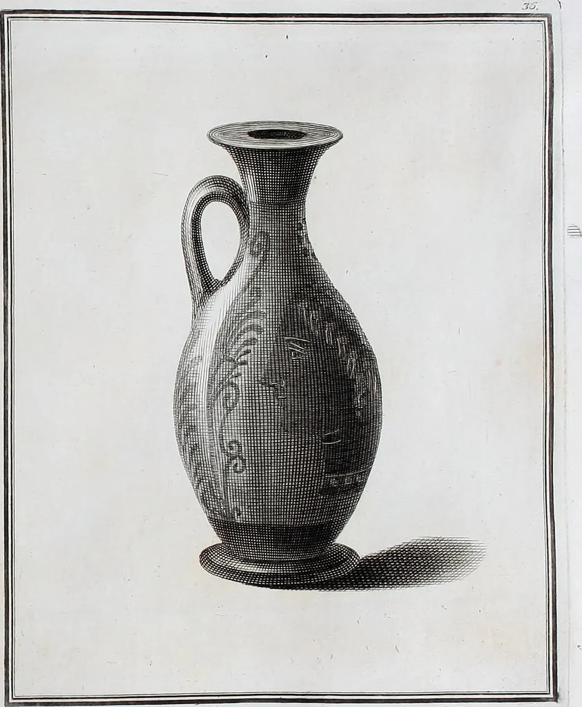 An illustration from Collection of Etruscan, Greek and Roman antiquities from the cabinet of the Honourable William Hamilton, 1766, leaf 220