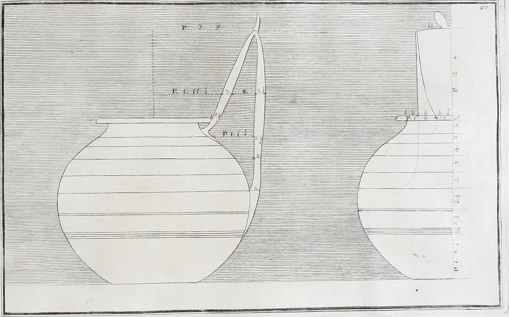 An illustration from Collection of Etruscan, Greek and Roman antiquities from the cabinet of the Honourable William Hamilton, 1766, leaf 244
