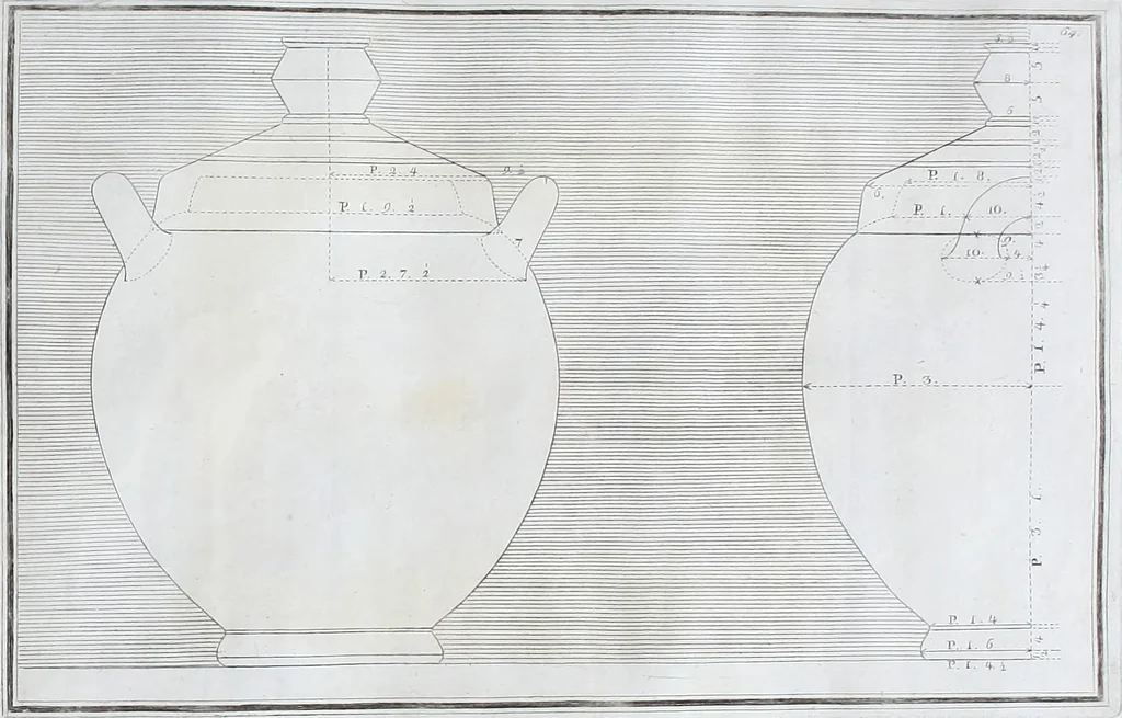 An illustration from Collection of Etruscan, Greek and Roman antiquities from the cabinet of the Honourable William Hamilton, 1766, leaf 284