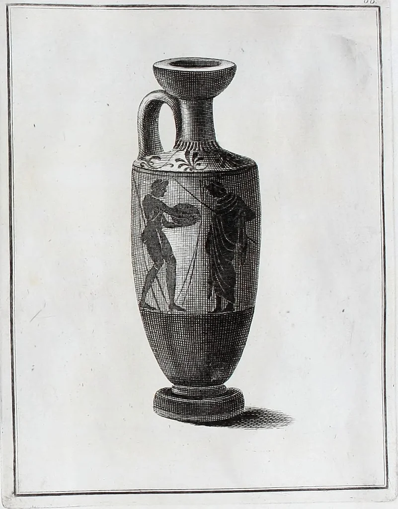 An illustration from Collection of Etruscan, Greek and Roman antiquities from the cabinet of the Honourable William Hamilton, 1766, leaf 288