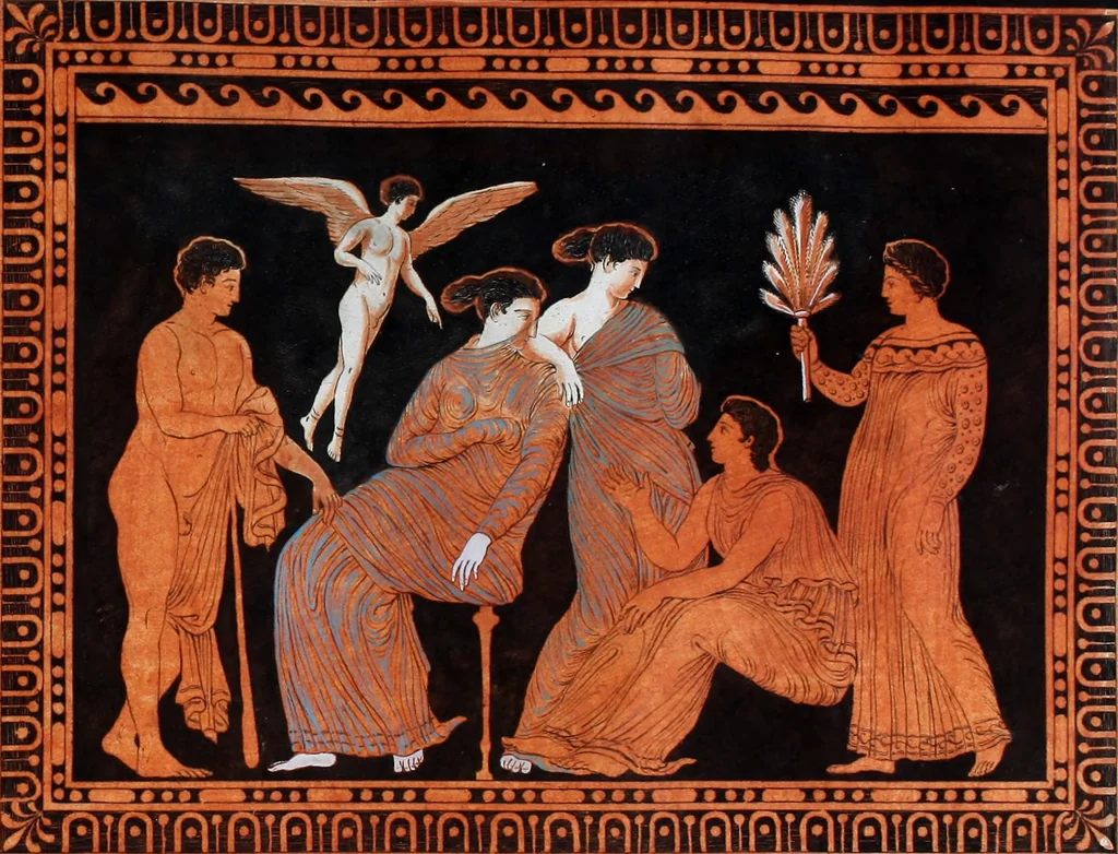 An illustration from Collection of Etruscan, Greek and Roman antiquities from the cabinet of the Honourable William Hamilton, 1766, leaf 298