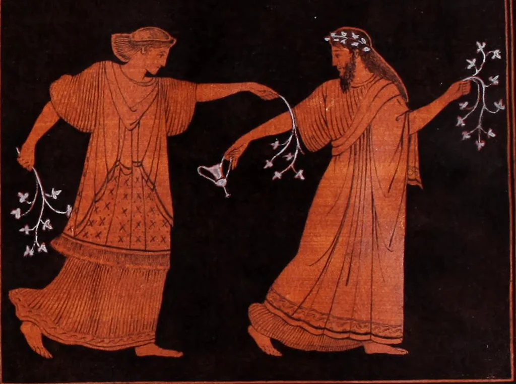 An illustration from Collection of Etruscan, Greek and Roman antiquities from the cabinet of the Honourable William Hamilton, 1766, leaf 322