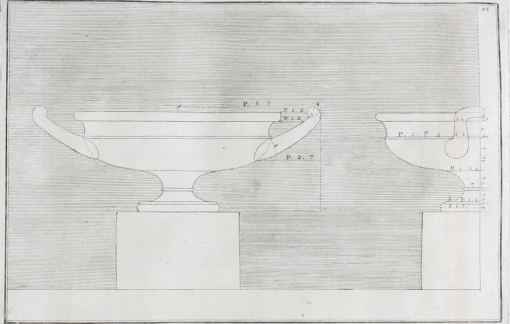An illustration from Collection of Etruscan, Greek and Roman antiquities from the cabinet of the Honourable William Hamilton, 1766, leaf 324