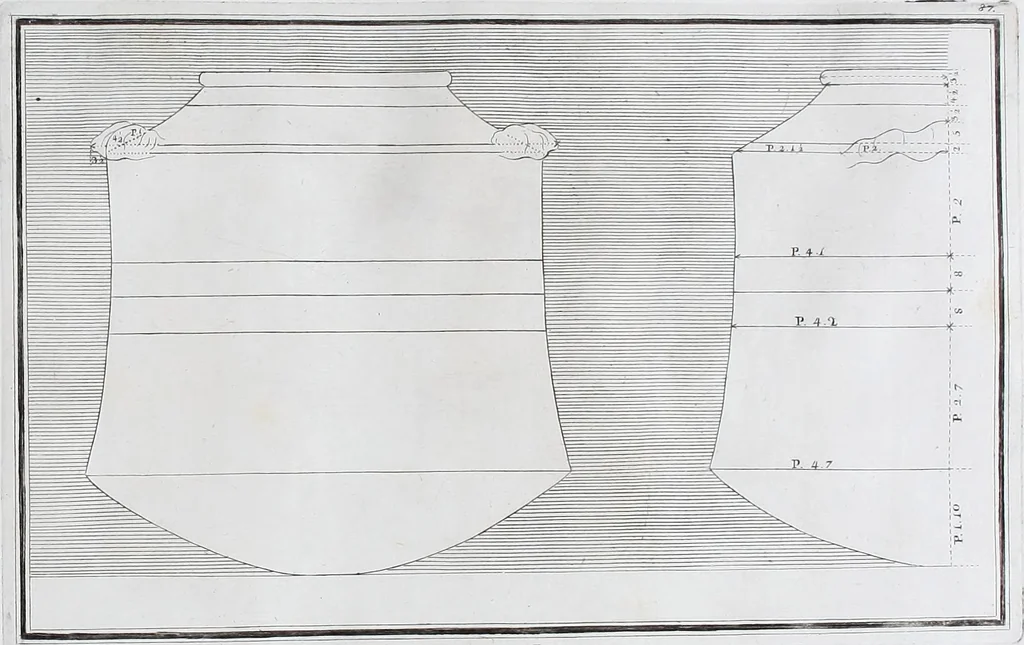An illustration from Collection of Etruscan, Greek and Roman antiquities from the cabinet of the Honourable William Hamilton, 1766, leaf 332